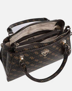 GUESS NOELLE II LUXURY SATCHEL ДАМСКА ЧАНТА (Размери: 30 x 22 x 10см.)
