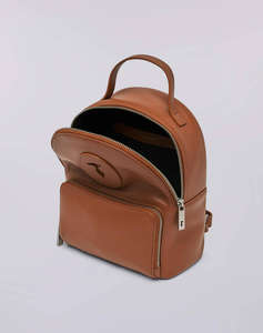 TRUSSARDI SOCIETY BACKPACK SM - CALF LEATHER (Размери: 25 x 21 x 10см.)