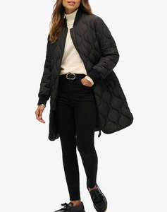 SUPERDRY D1 STUD LONG QUILTED LINER JACKET ДАМСКО ЯКЕ