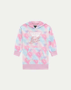 GUESS HOODED LS ACTIVE DRESS DRESS CHILDREN GIRL