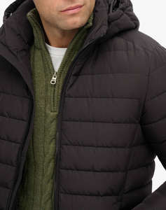 SUPERDRY D1 SDSW HOODED FUJI PADDED JACKET МЪЖКИ ЕЛЕК