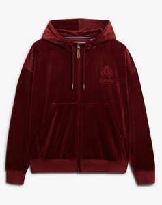 SUPERDRY D1 SDSW COUNTRY CLUB VELOUR ZIPHOOD ДАМСКИ СУИТШЪРТ