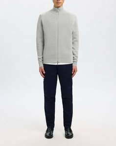 SELECTED SLHDANE LS KNIT STRUCTURE FULL ZIP NOOS
