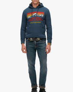 SUPERDRY D1 OVIN MOUNTAIN RELAXED HOOD MENS SWEATSHIRT