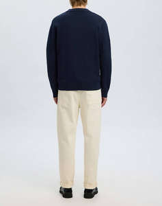 SELECTED SLHDANE LS KNIT STRUCTURE POLO NECK
