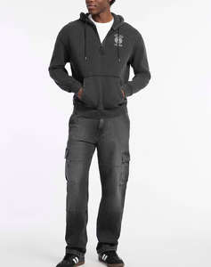GUESS JEANS GJ REG HOOD PRINT LOGO МЪЖКА БЛУЗА