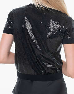 GUESS SS CN JUNIPER SEQUINS SWTR ДАМСКИ ТОП