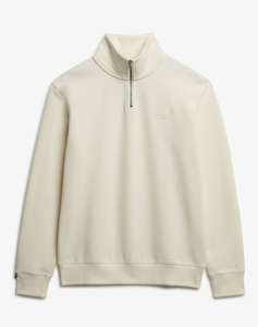 SUPERDRY D1 OVIN ESSENTIAL LOGO HENLEY MENS SWEATSHIRT