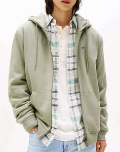 TOMMY JEANS TJM REG S FLAG ZIP THRU