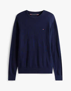 TOMMY HILFIGER PIMA ORG CTN CASHMERE CREW NECK