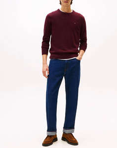 TOMMY HILFIGER PIMA ORG CTN CASHMERE CREW NECK