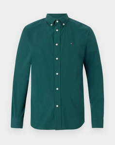 TOMMY HILFIGER FLEX POPLIN MICRO GINGHAM SHIRT