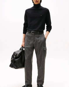 TOMMY HILFIGER PIMA ORG CTN CASHMERE ROLL NECK