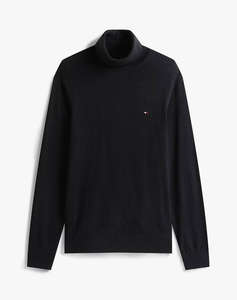 TOMMY HILFIGER PIMA ORG CTN CASHMERE ROLL NECK