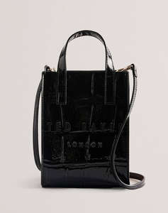 TED BAKER GATOCON Croc Effect Mini Icon Bag (Размери: 14 x 18 x 5см.)