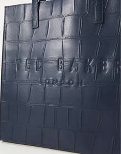 TED BAKER CROCCON Croc Effect Large Icon Bag (Размери: 34.5 x 34.5 x 11,5см.)