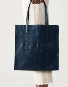 TED BAKER CROCCON Croc Effect Large Icon Bag (Размери: 34.5 x 34.5 x 11,5см.)
