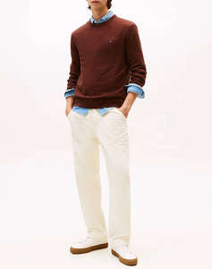 TOMMY HILFIGER PIMA ORG CTN CASHMERE CREW NECK