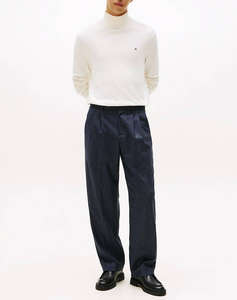 TOMMY HILFIGER PIMA ORG CTN CASHMERE ROLL NECK