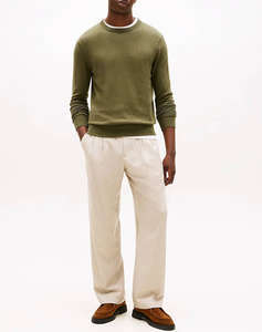 TOMMY HILFIGER PIMA ORG CTN CASHMERE CREW NECK