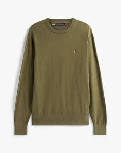 TOMMY HILFIGER PIMA ORG CTN CASHMERE CREW NECK