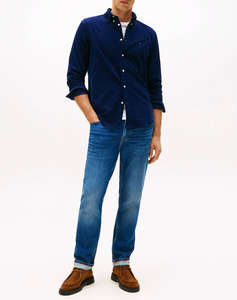 TOMMY HILFIGER SOLID CORDUROY RF SHIRT