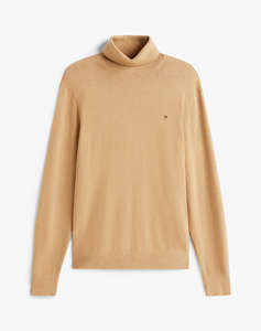 TOMMY HILFIGER PIMA ORG CTN CASHMERE ROLL NECK