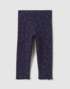 OVS LEGGINGS AOP RIB -BCI