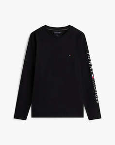 TOMMY HILFIGER TOMMY LOGO LONG SLEEVE TEE