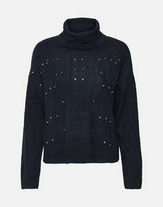ONLY ONLELSIE LS CABEL BLING ROLLNECK CC KNT