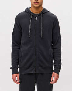 DIRTY LAUNDRY WAFFLE RAGLAN FULLZIP