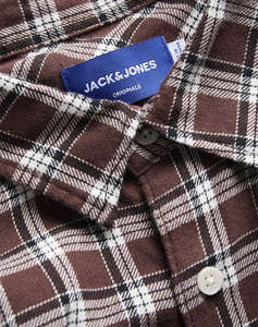 JACK&JONES JORJOSHUA FLANNEL CHECK SHIRT LS LN