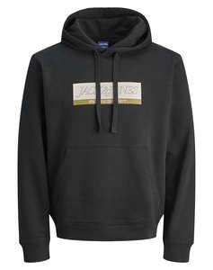 JACK&JONES JORINWOOD BLOCK BRANDING SWEAT HOOD