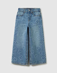 OVS DENIM WIDE LEG W/LASER