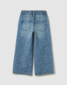 OVS DENIM WIDE LEG W/LASER