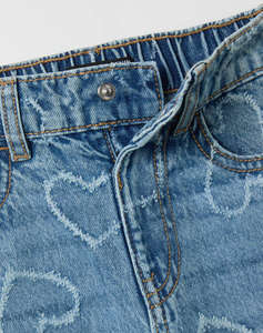 OVS DENIM WIDE LEG W/LASER