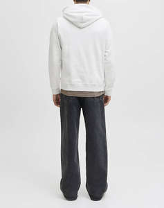 JACK&JONES JORINWOOD BLOCK BRANDING SWEAT HOOD