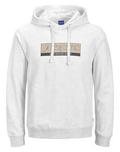 JACK&JONES JORINWOOD BLOCK BRANDING SWEAT HOOD