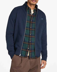 TIMBERLAND EXETER RIVER Brushed Back Full Zip Funnel neck