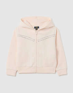 OVS HOODIE FULL ZIP W/FRINGES