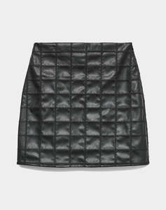 VERO MODA VMHONOR PU HW SHORT SKIRT WVN BTQ