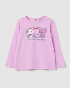 OVS TSH L/S MOD.B W/GLIT. BIO