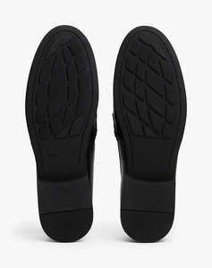 TOMMY HILFIGER TH CHAIN FRINGE LEATHER LOAFER