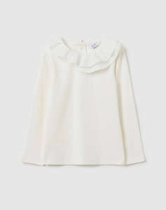 OVS RIB TSH W/WOVEN COLLAR