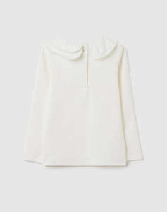 OVS RIB TSH W/WOVEN COLLAR