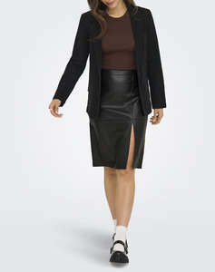 ONLY ONLOLINE FAUX LEATHER SKIRT OTW NOOS
