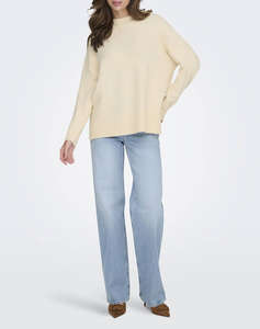 ONLY ONLHAZEL LS HIGHNECK OVERS PULL KNT NOOS