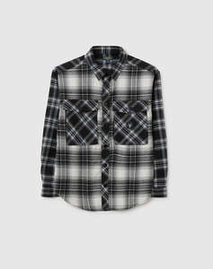 OVS SHIRT FLANELLA CHECK B/W