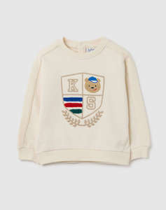 OVS ROUND SWEATER WITH BADGE