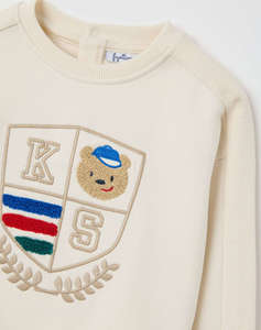 OVS ROUND SWEATER WITH BADGE